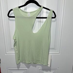 NWT Lululemon Shoulder Cut-out yoga Mint Green Tank - size 10
